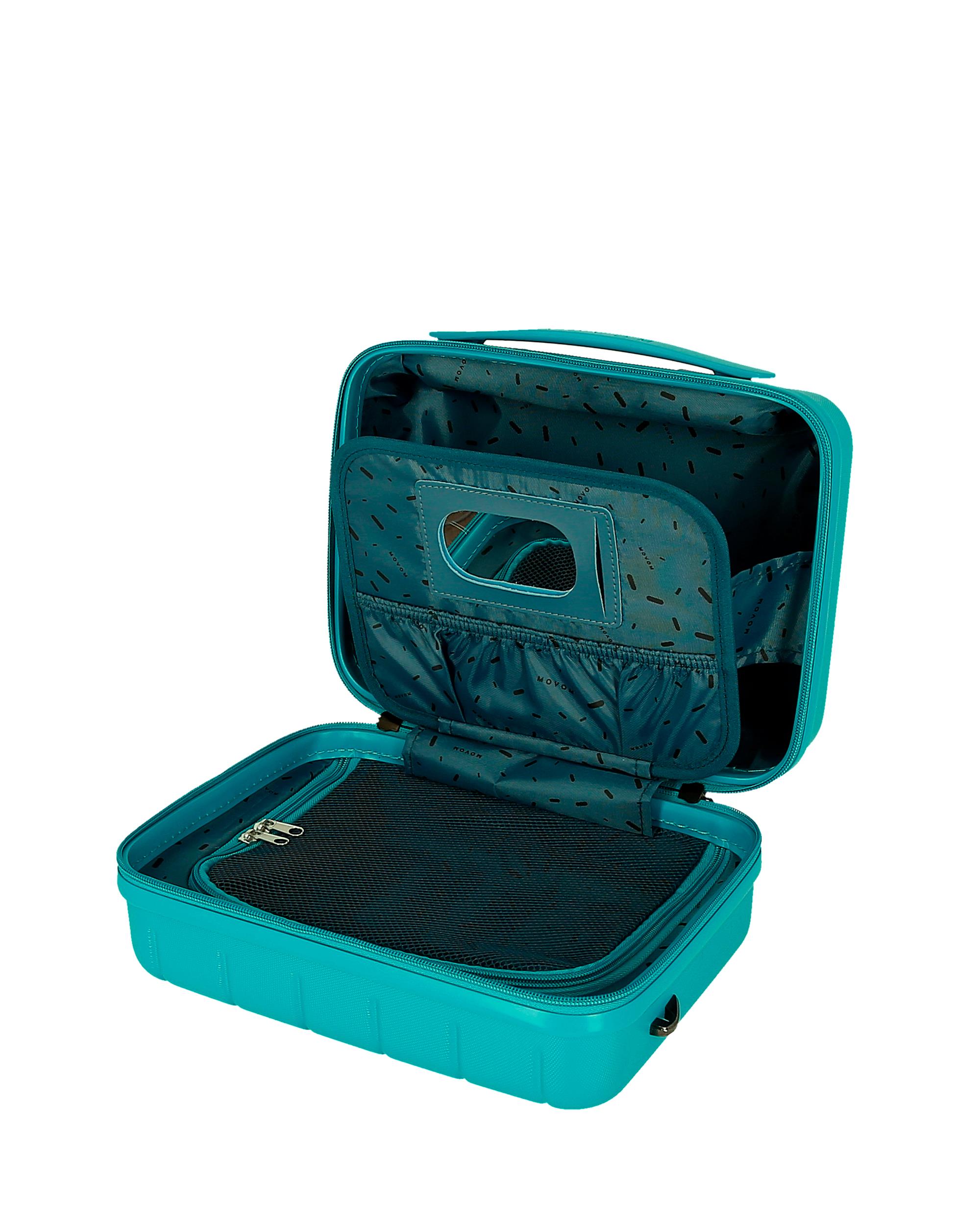 Imagen 5 de Neceser abs adaptable movom wood abs con capacidad de 9,1l marino - Azul Azul