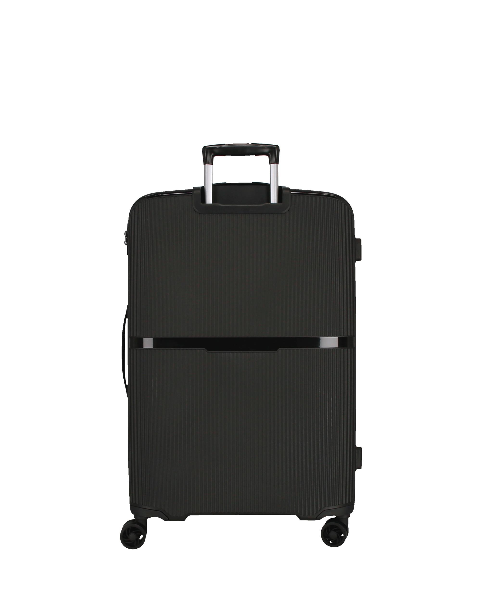 Maleta mediana expandible Movom Wood con capacidad de 72L Negro