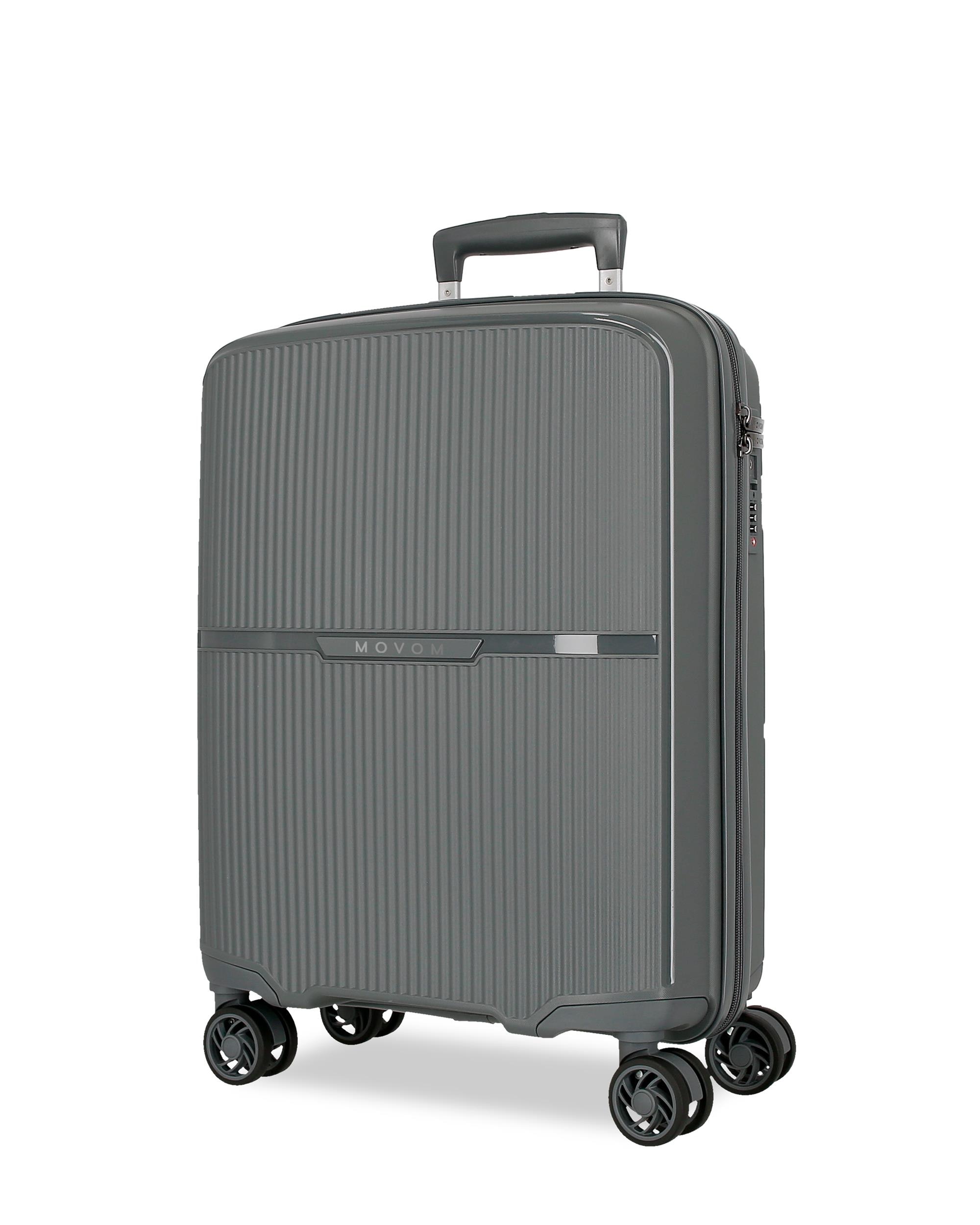 Maleta de cabina movom wood con capacidad de 38l en azulon - Gris Gris-1