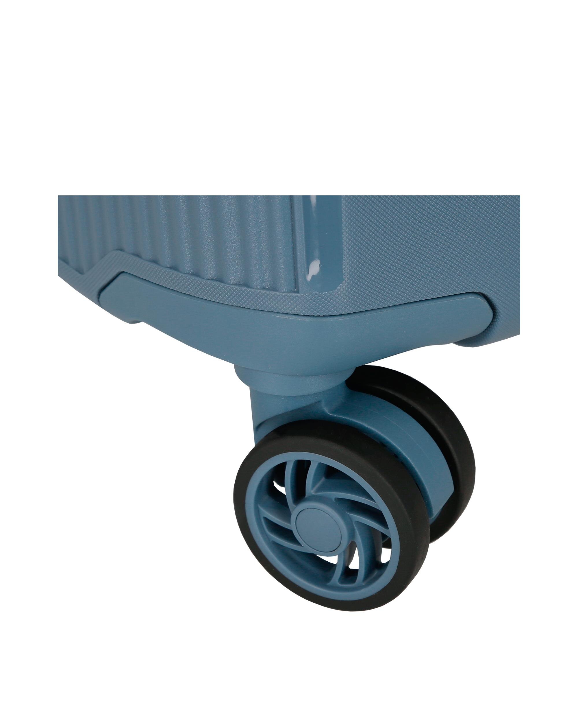 Maleta de cabina movom wood con capacidad de 38l en azulon - Azul Azul-3