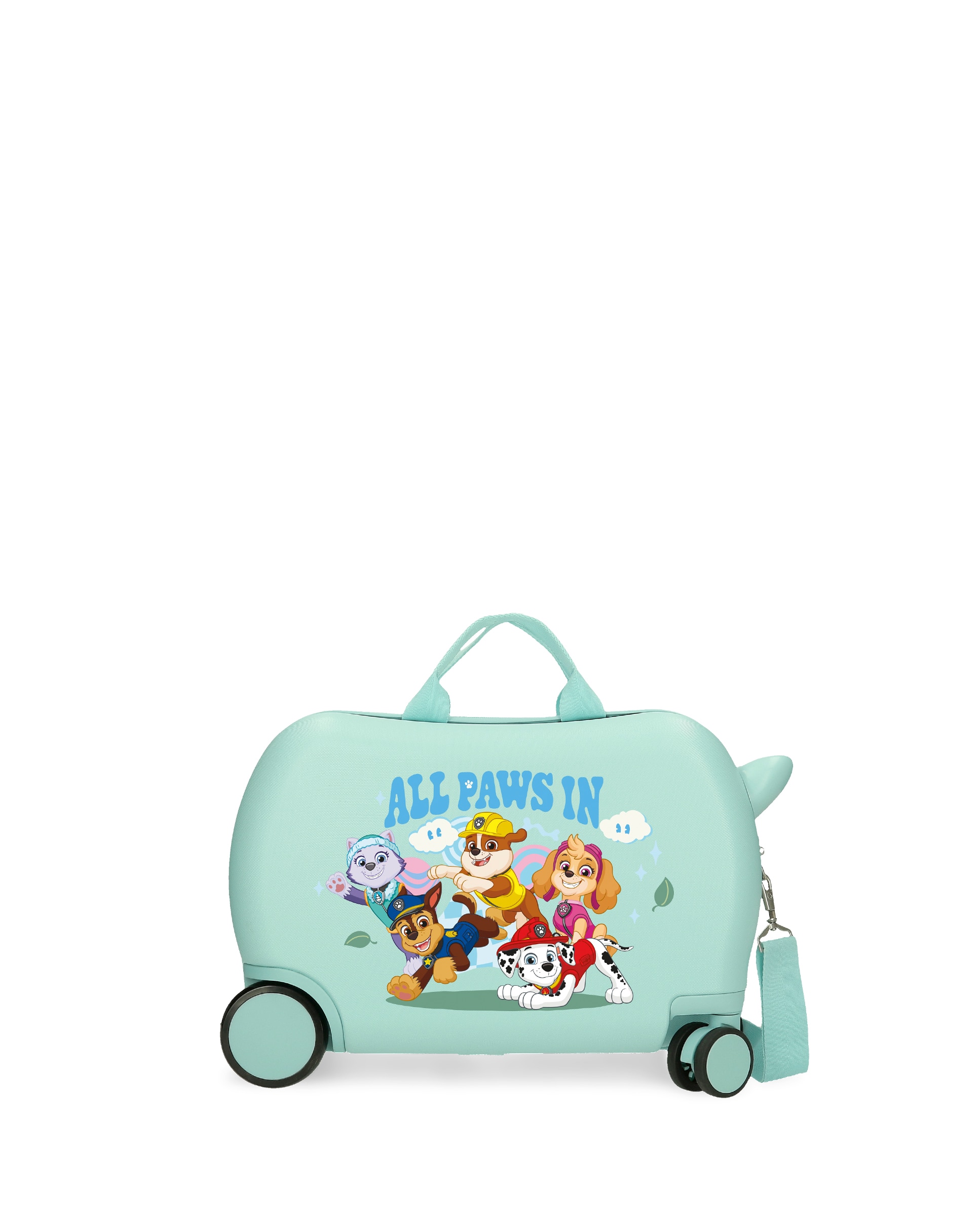Personajes - Maleta infantil 2 ruedas multidireccionales Paw Patrol All Paws in con capacidad de 28L.
