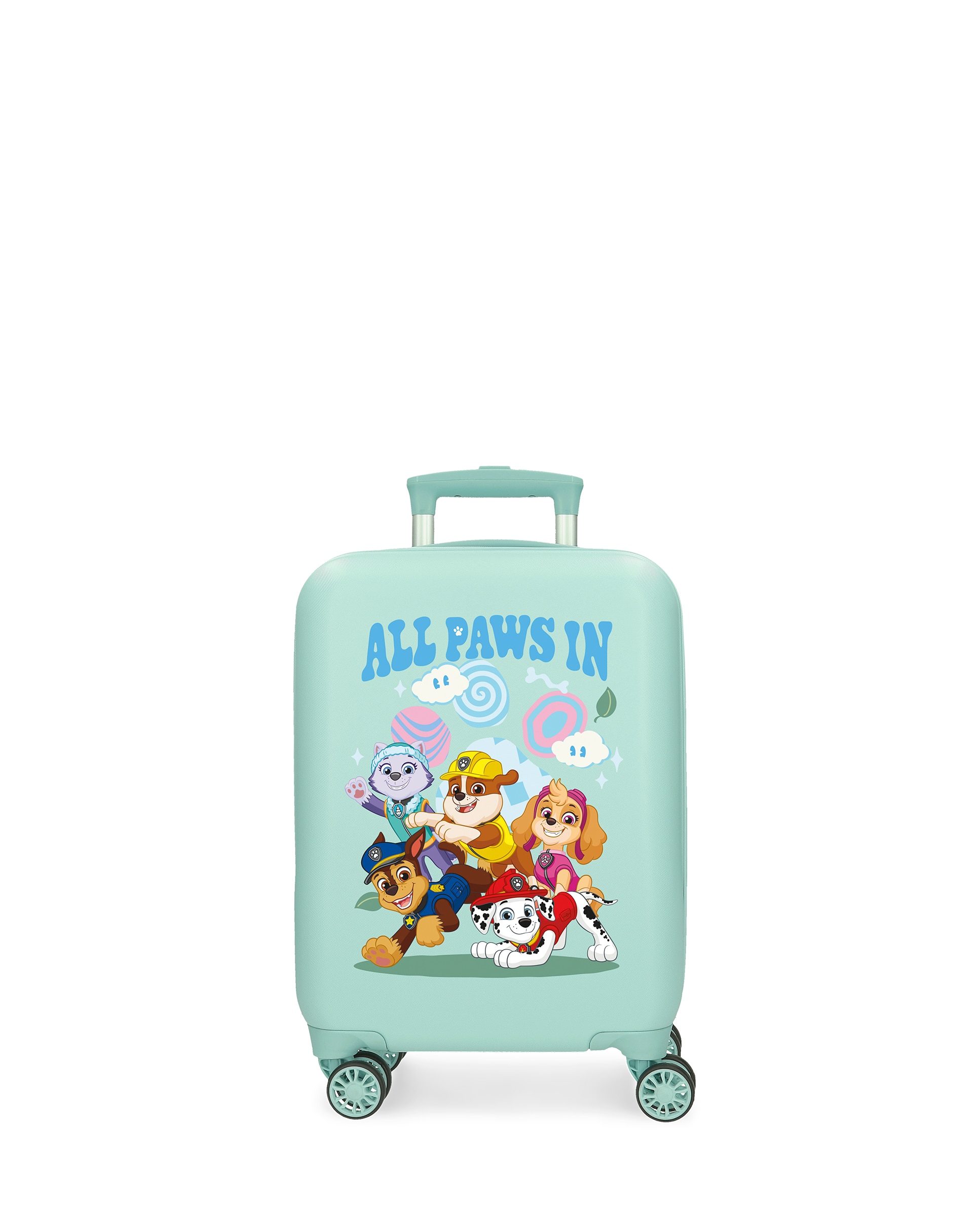Imagen 0 de Maleta de cabina Paw Patrol All Paws in rígida con capacidad de 33L Turquesa