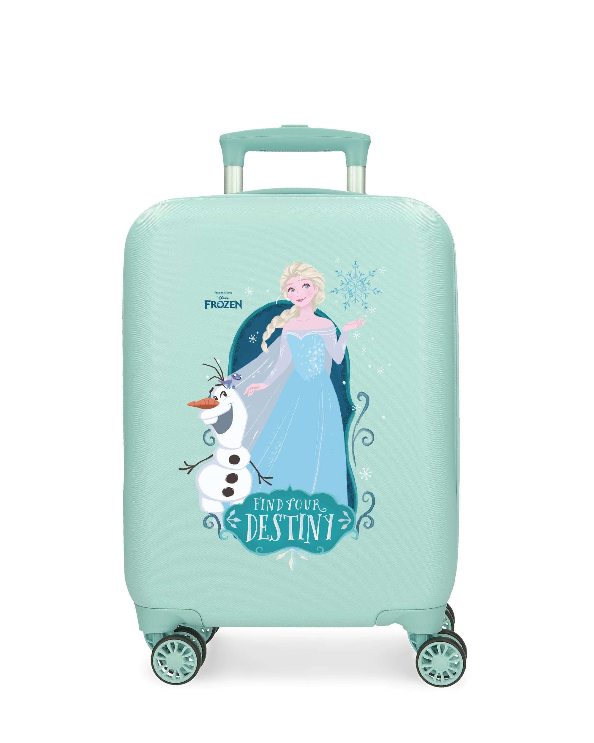 Imagen 0 de Maleta de cabina frozen nature is magical con capacidad de 33l en turquesa Azul