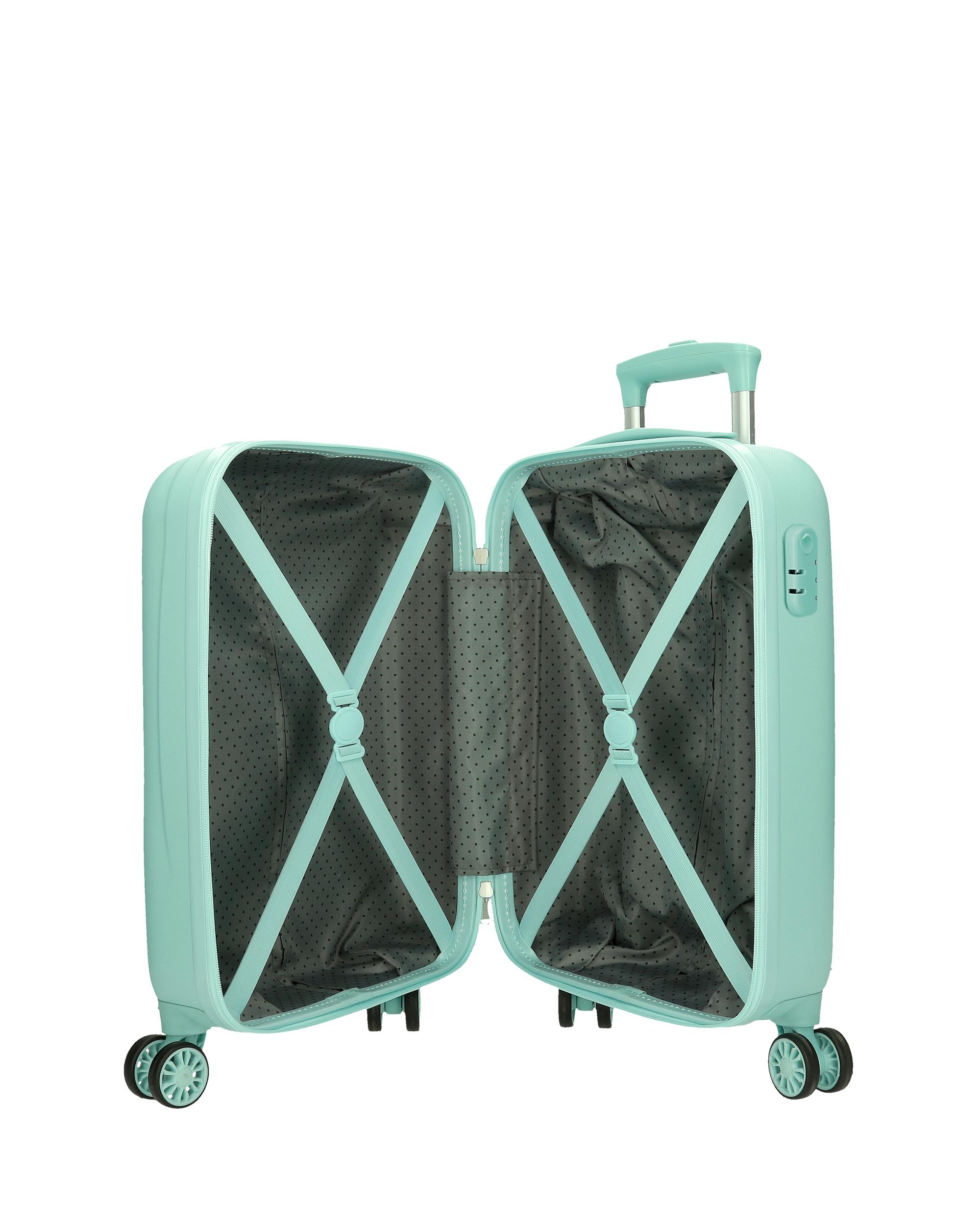 Maleta de cabina frozen nature is magical con capacidad de 33l en turquesa - Disney - Azul Azul-5