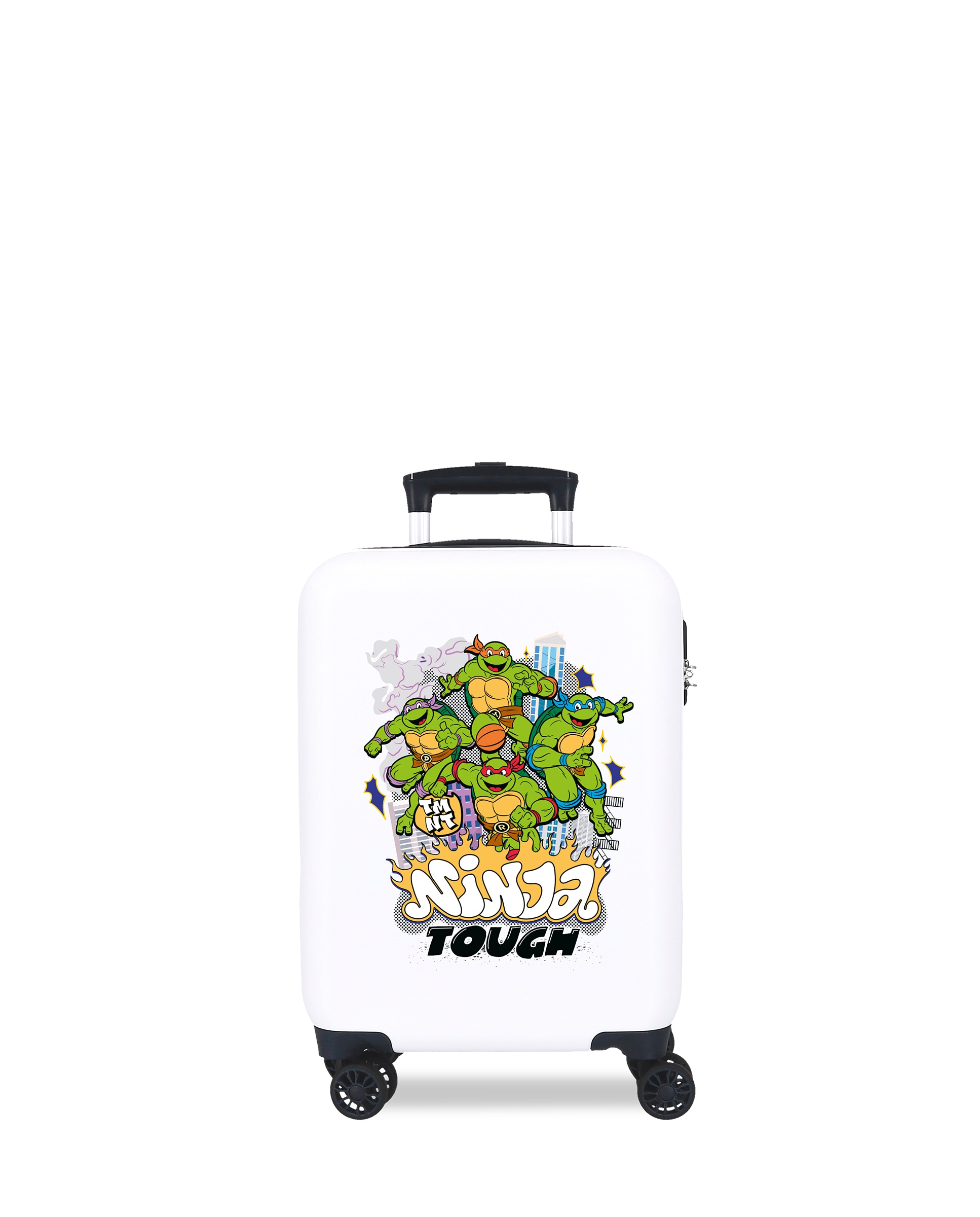 Maleta de cabina NInja Attack rígida con capacidad de 33L - Personajes - Blanco Blanco-1