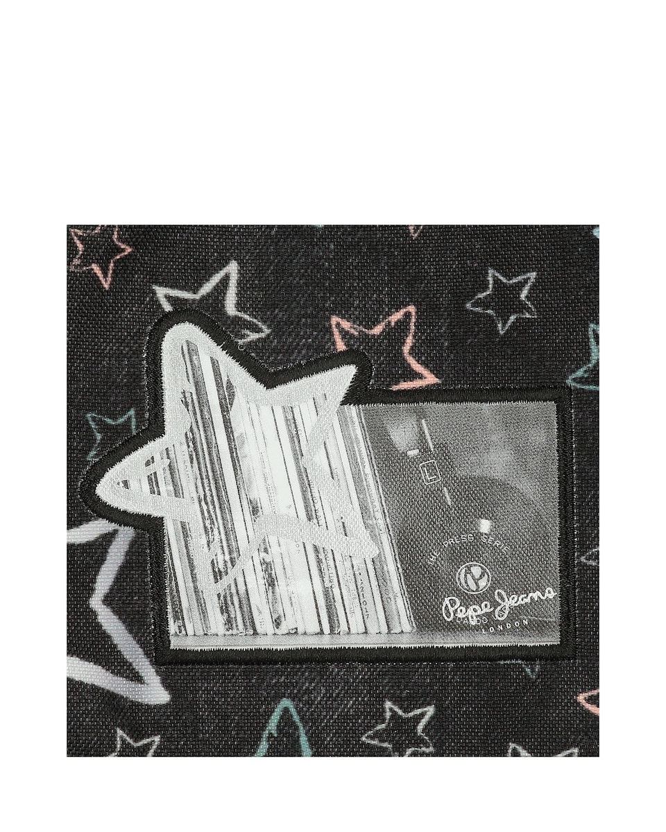 Mochila portaordenador Pepe Jeans Cintia 44cm dos compartimentos Negro-6