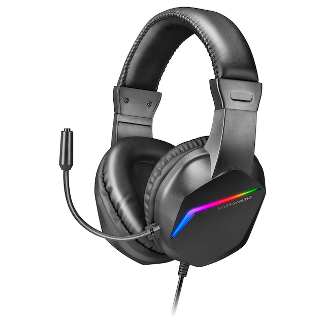 Auriculares Gaming FRGB Rainbow Mars Gaming MH122 Negro