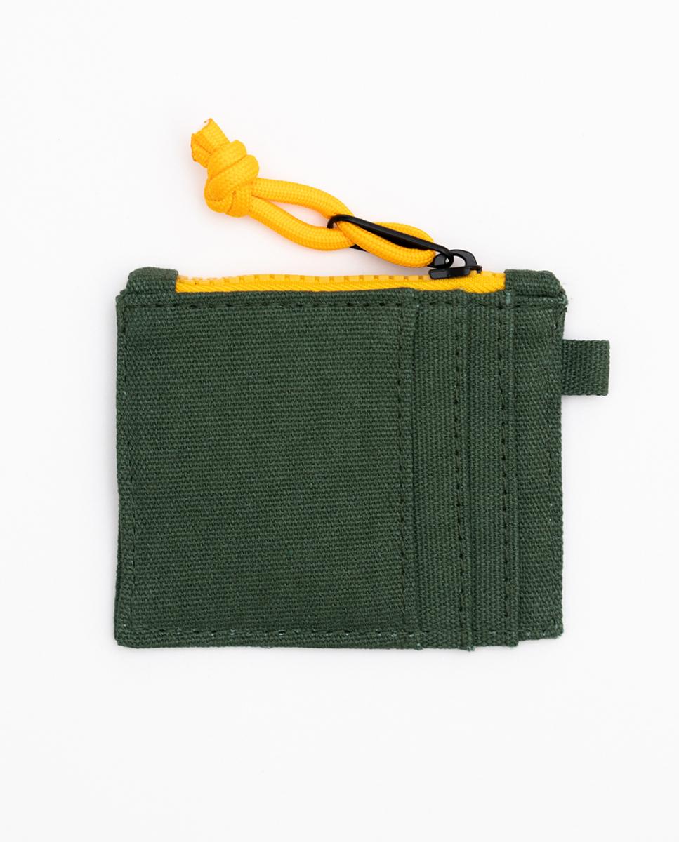 Imagen 1 de Tarjetero de hombre con cremallera - Makarthy - Verde oscuro Verde oscuro