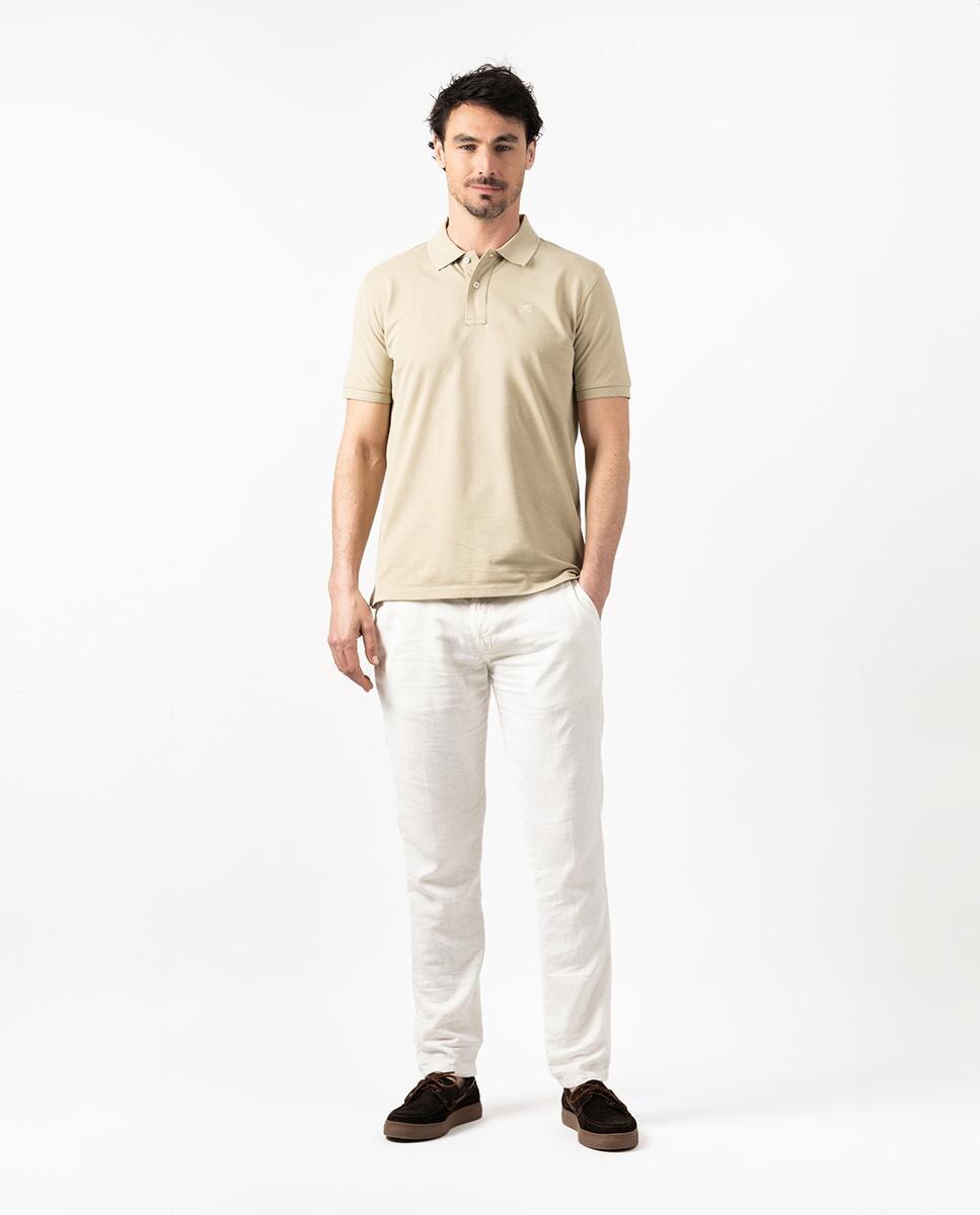 Polo de piqué de hombre de manga corta - Makarthy - Beige Beige-2