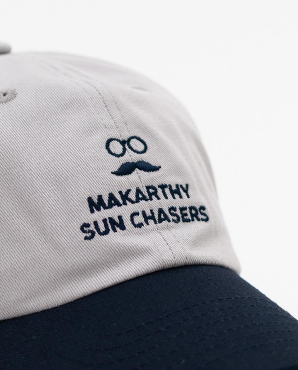 Imagen 2 de Gorra de hombre con logo bordado - Makarthy - Azul / Blanco Azul / Blanco