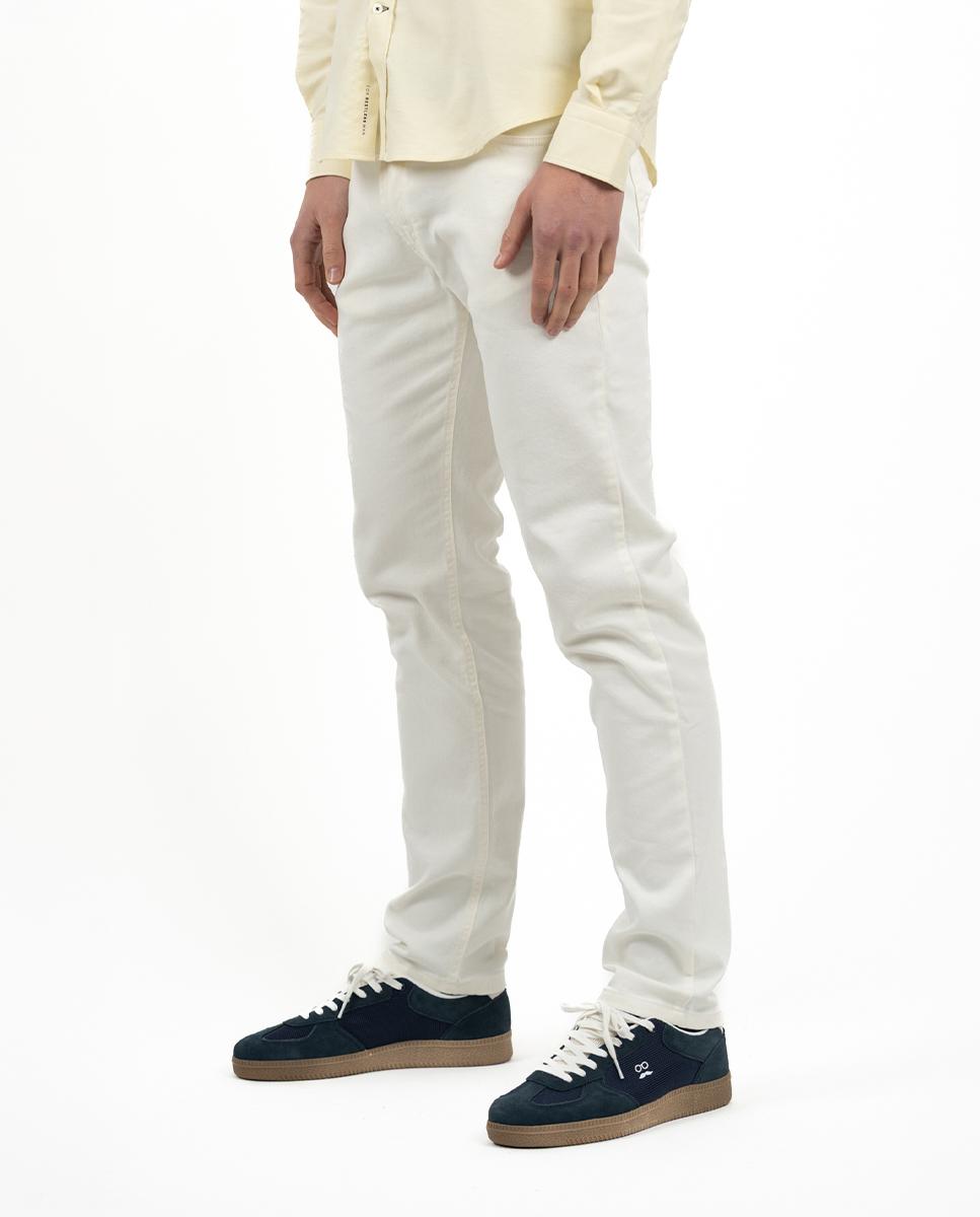 Makarthy - Vaquero slim de hombre en color blanco.