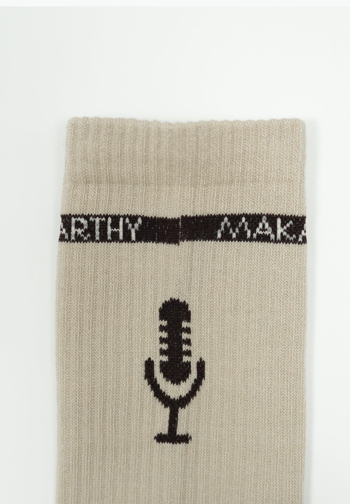 Calcetines cortos de hombre con logo - Makarthy - Beige Beige-2
