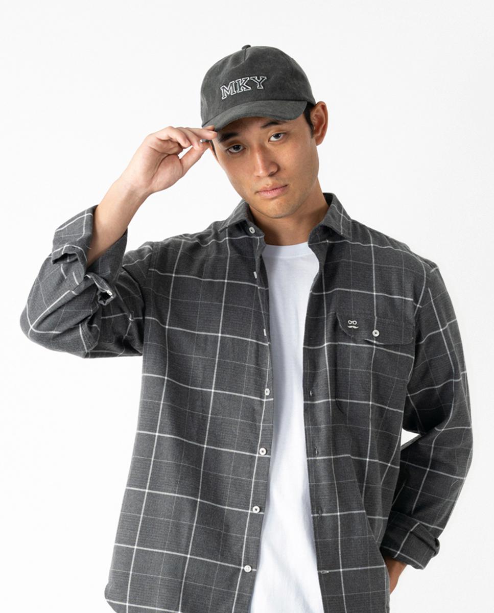 Imagen 2 de Gorra de hombre con logo bordado - Makarthy - Gris oscuro Gris oscuro