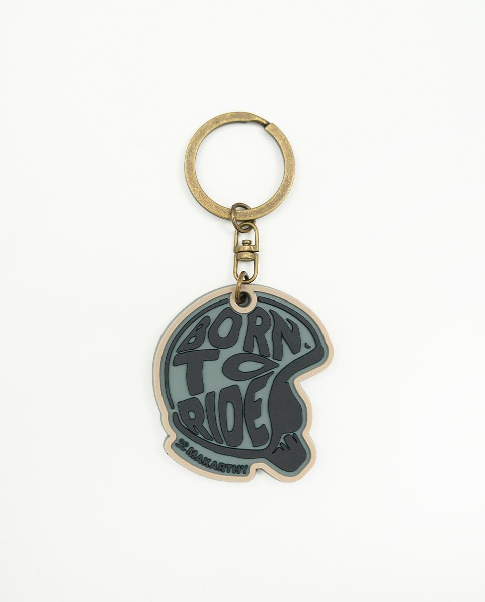 Imagen 1 de Llavero de hombre con logo Gris oscuro