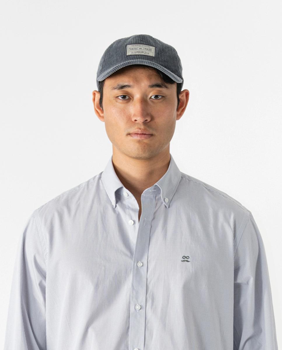 Imagen 3 de Gorra de hombre de pana con logo - Makarthy - Gris oscuro Gris oscuro