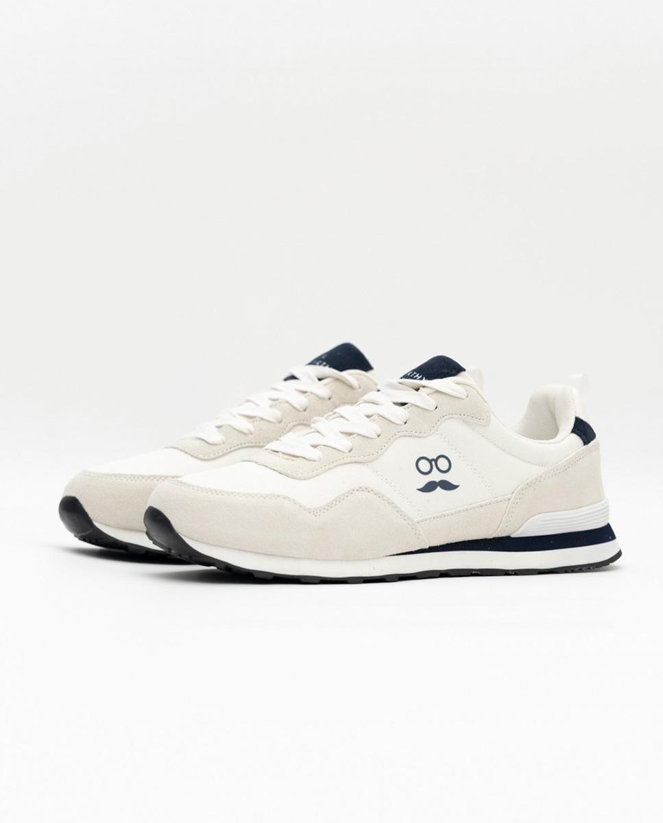 Zapatillas deportivas de hombre con cordones new 002 - Makarthy - Beige Beige-3