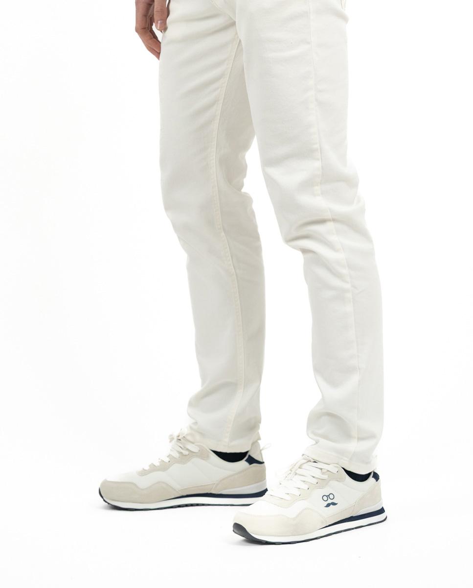 Zapatillas deportivas de hombre con cordones new 002 - Makarthy - Beige Beige-2