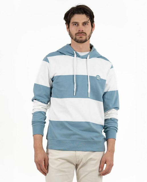 Imagen 0 de Sudadera de hombre de algodón con capucha