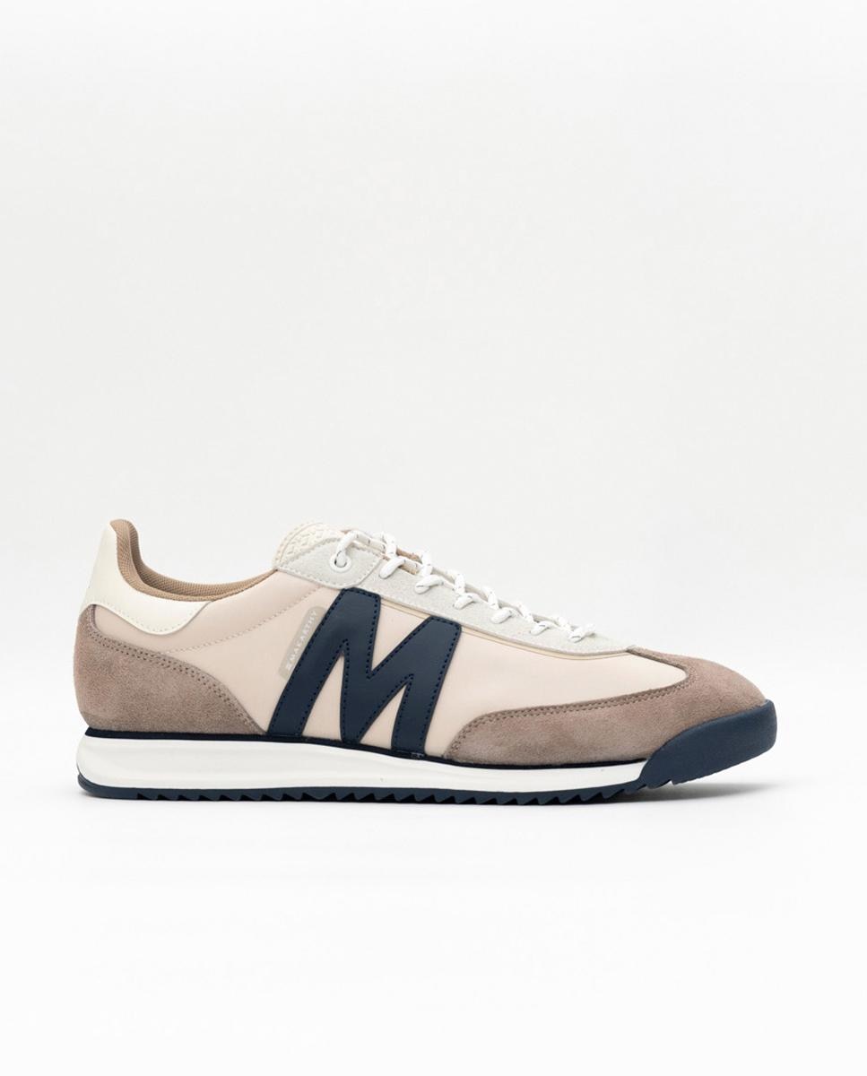 Makarthy - Zapatillas deportivas de hombre retro con cordones redondos.