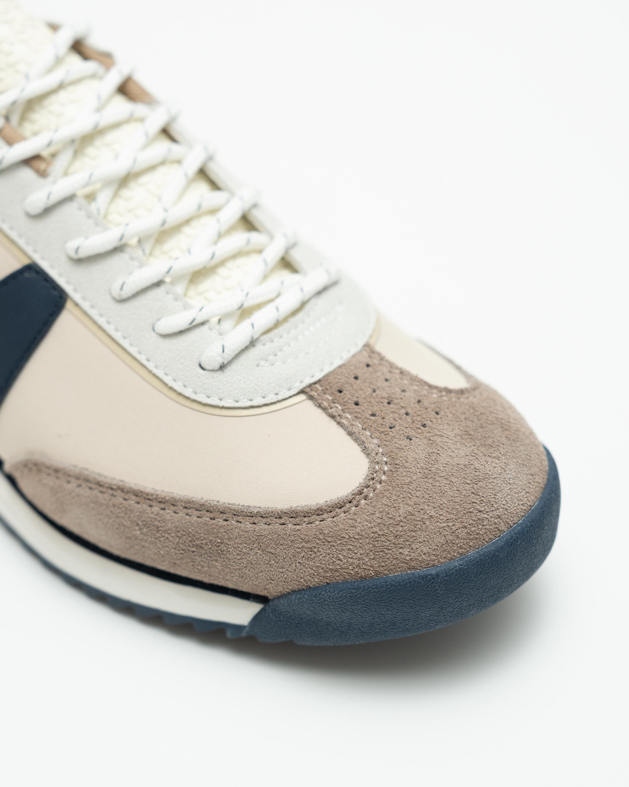 Imagen 4 de Zapatillas deportivas de hombre estilo retro con cordones - Makarthy - Beige Beige