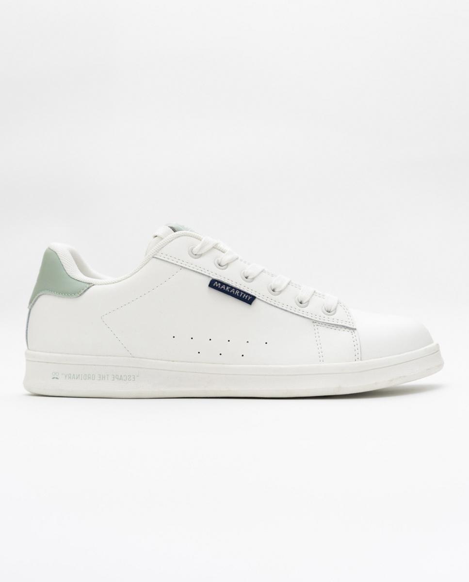 Imagen 0 de Zapatillas deportivas de hombre casual de piel Blanco