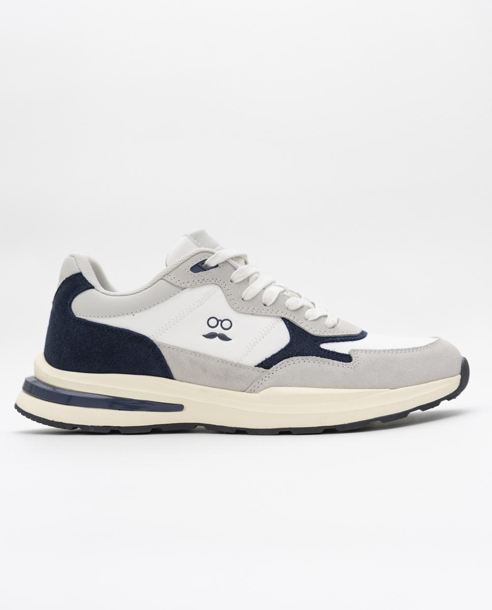 Makarthy - Zapatillas deportivas de hombre casual de serraje.