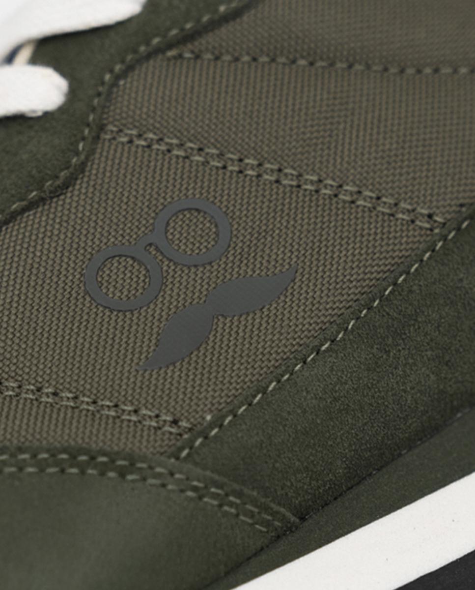 Zapatillas deportivas de hombre casual con cordones - Makarthy - Azul Verde-4