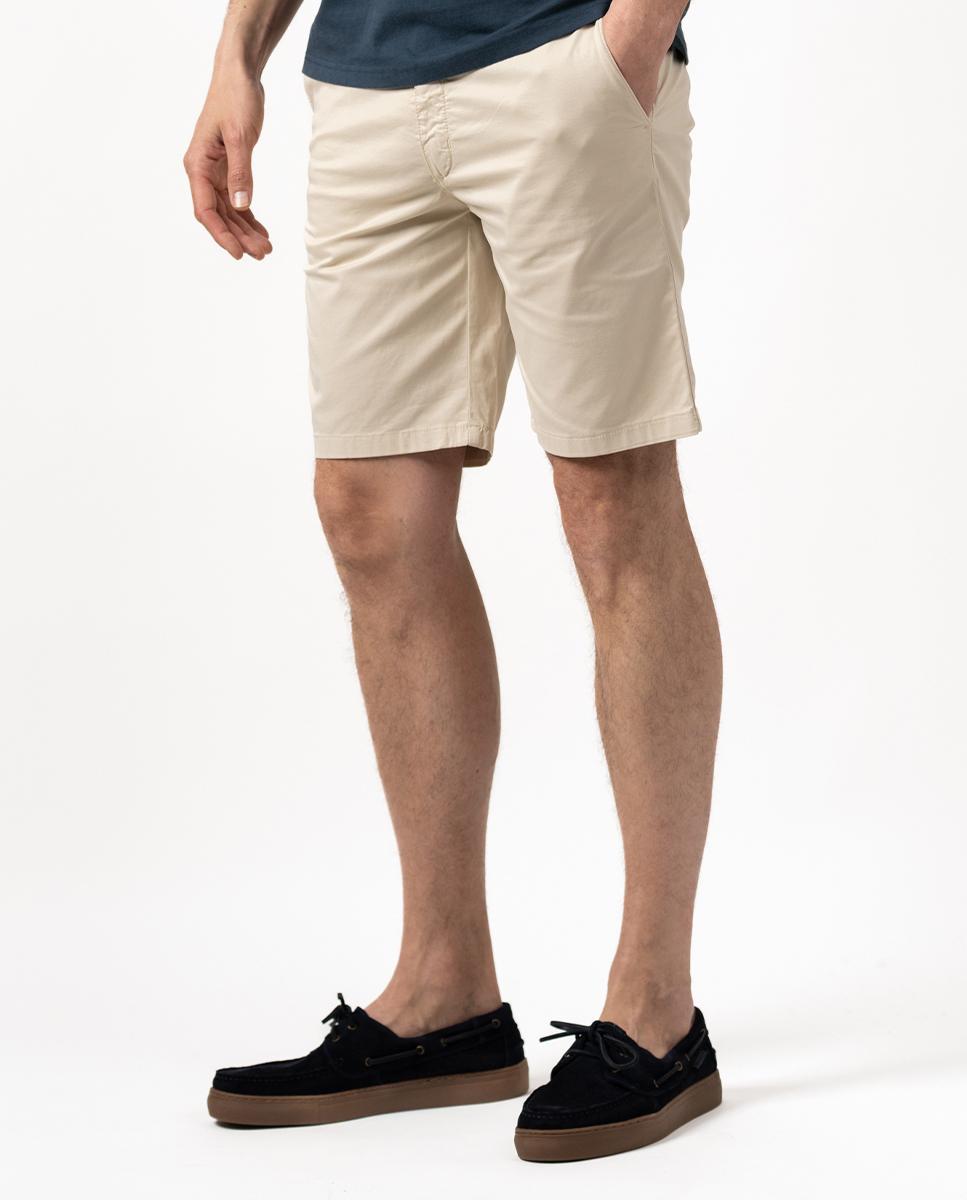 Makarthy - Pantalón corto chino de hombre con bolsillos.