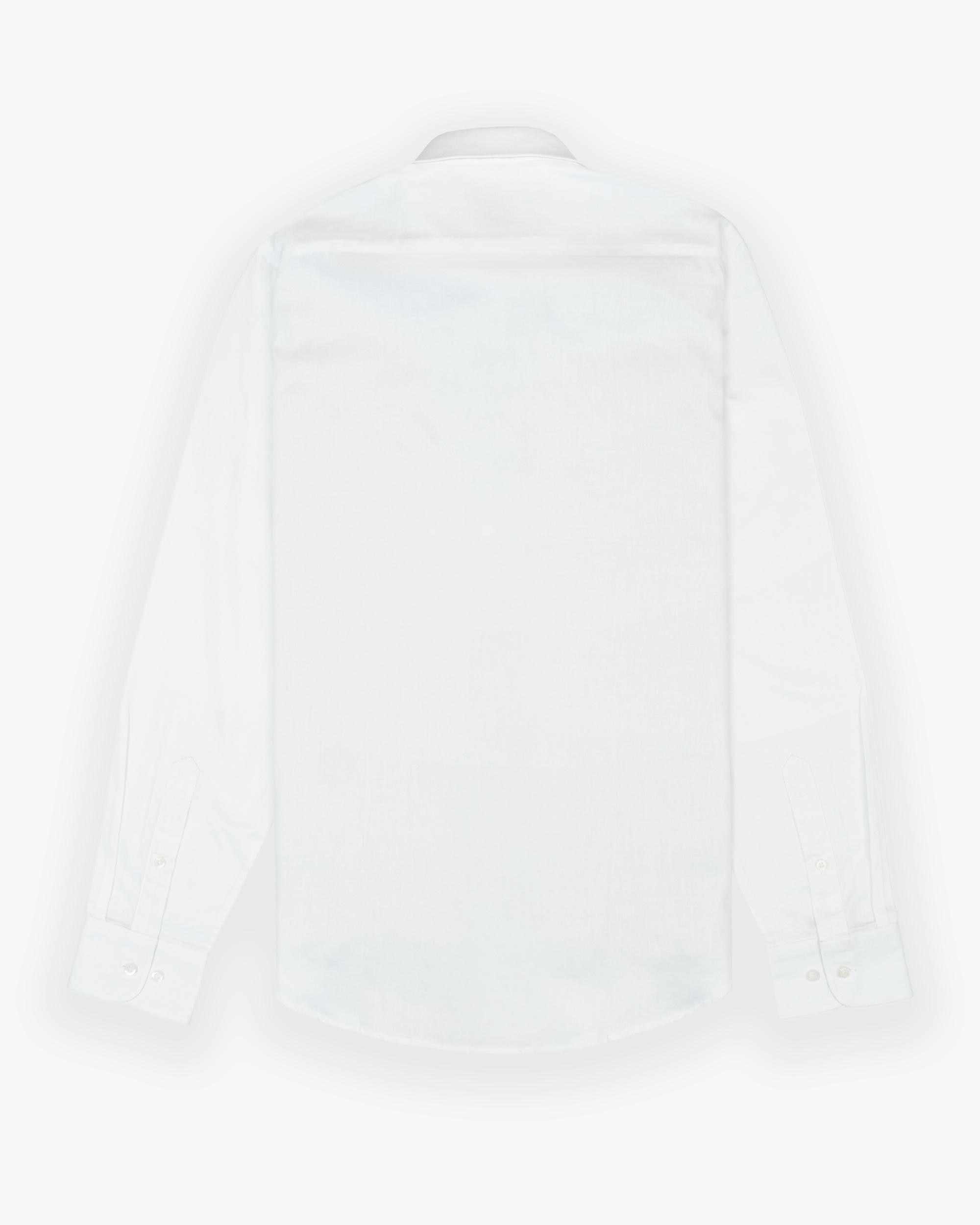 Imagen 2 de Camisa de vestir de hombre slim de manga larga - Makarthy - Blanco Blanco