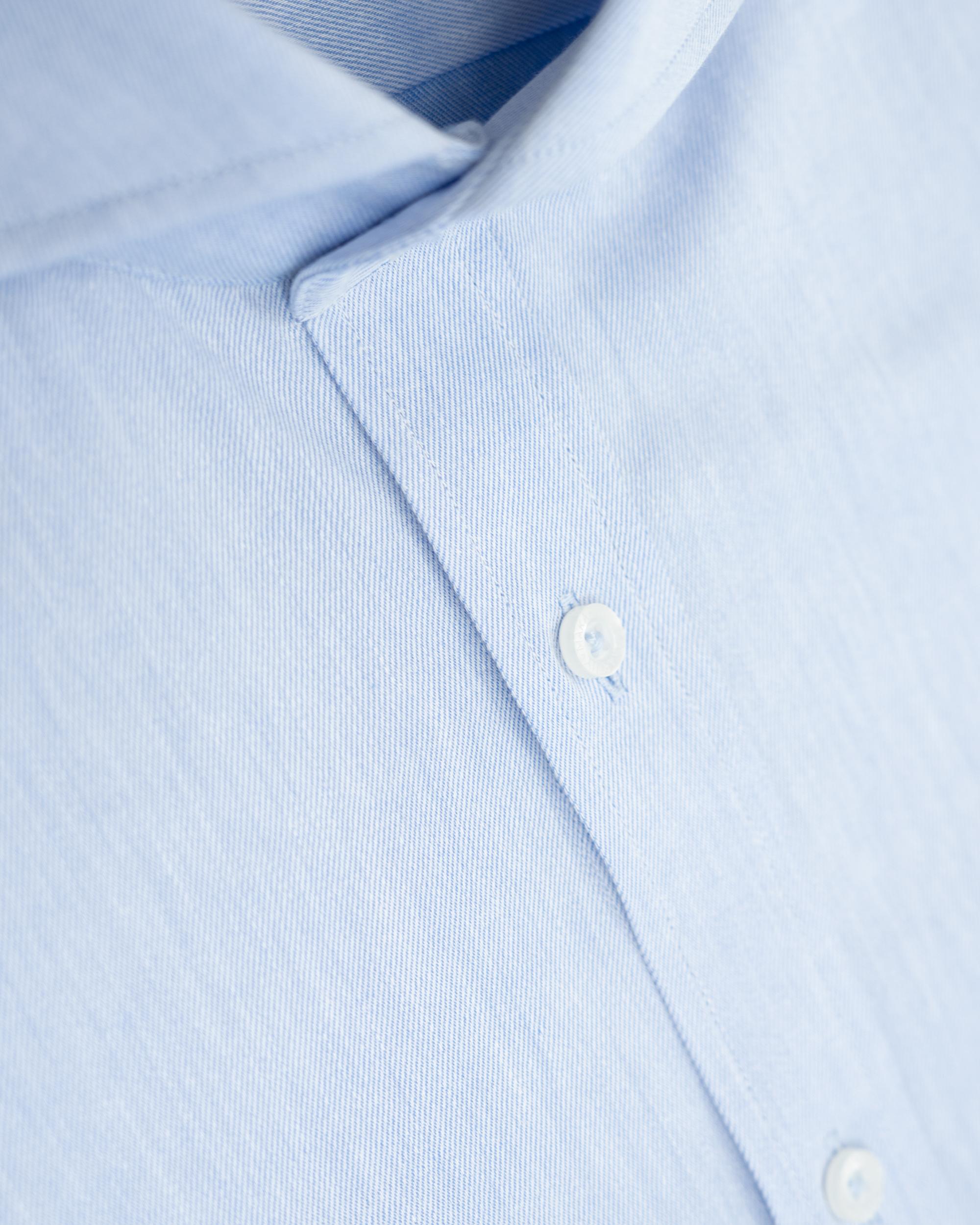 Camisa de vestir de hombre slim de manga larga - Makarthy - Azul celeste Azul celeste-4