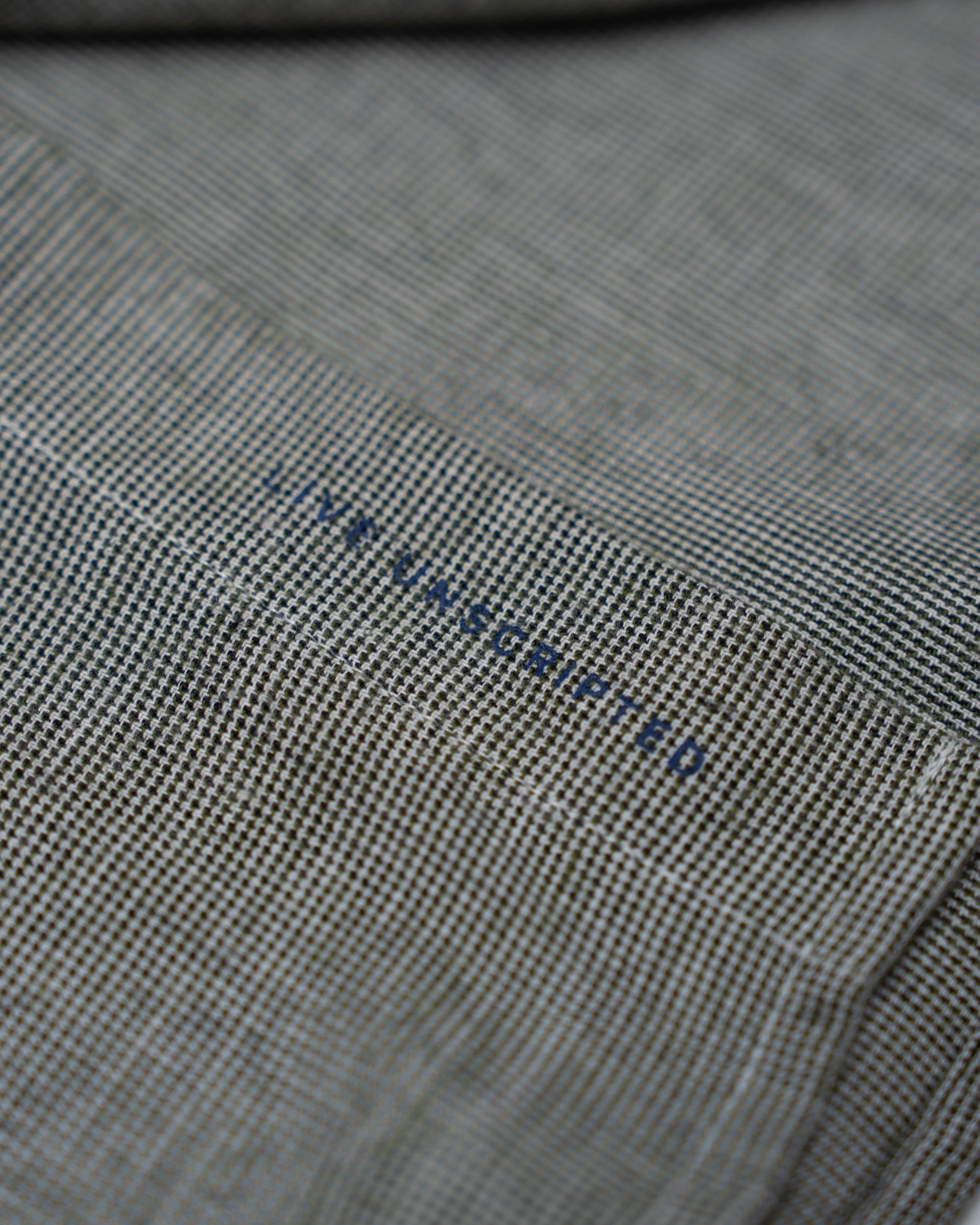 Imagen 4 de Camisa de hombre slim con estampado de cuadros - Makarthy - Blanco Blanco