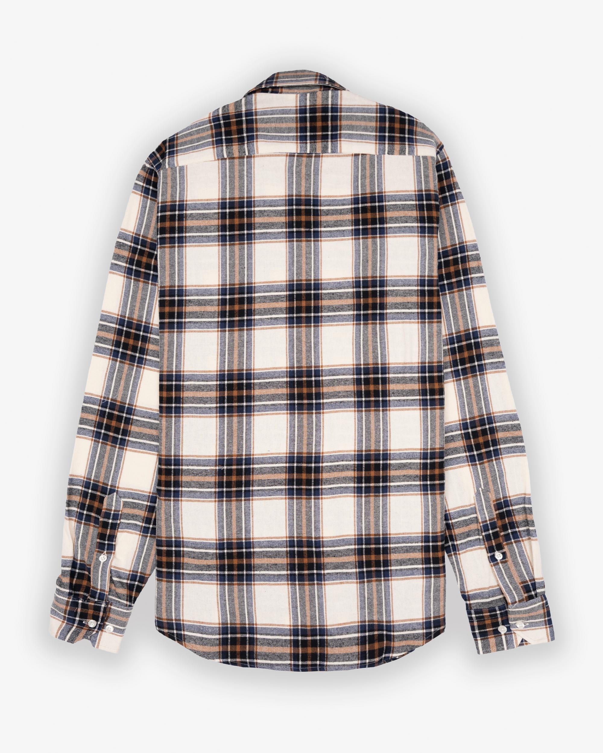 Imagen 2 de Camisa de hombre slim con cuadros y tejido tartán - Makarthy - Multicolor Multicolor