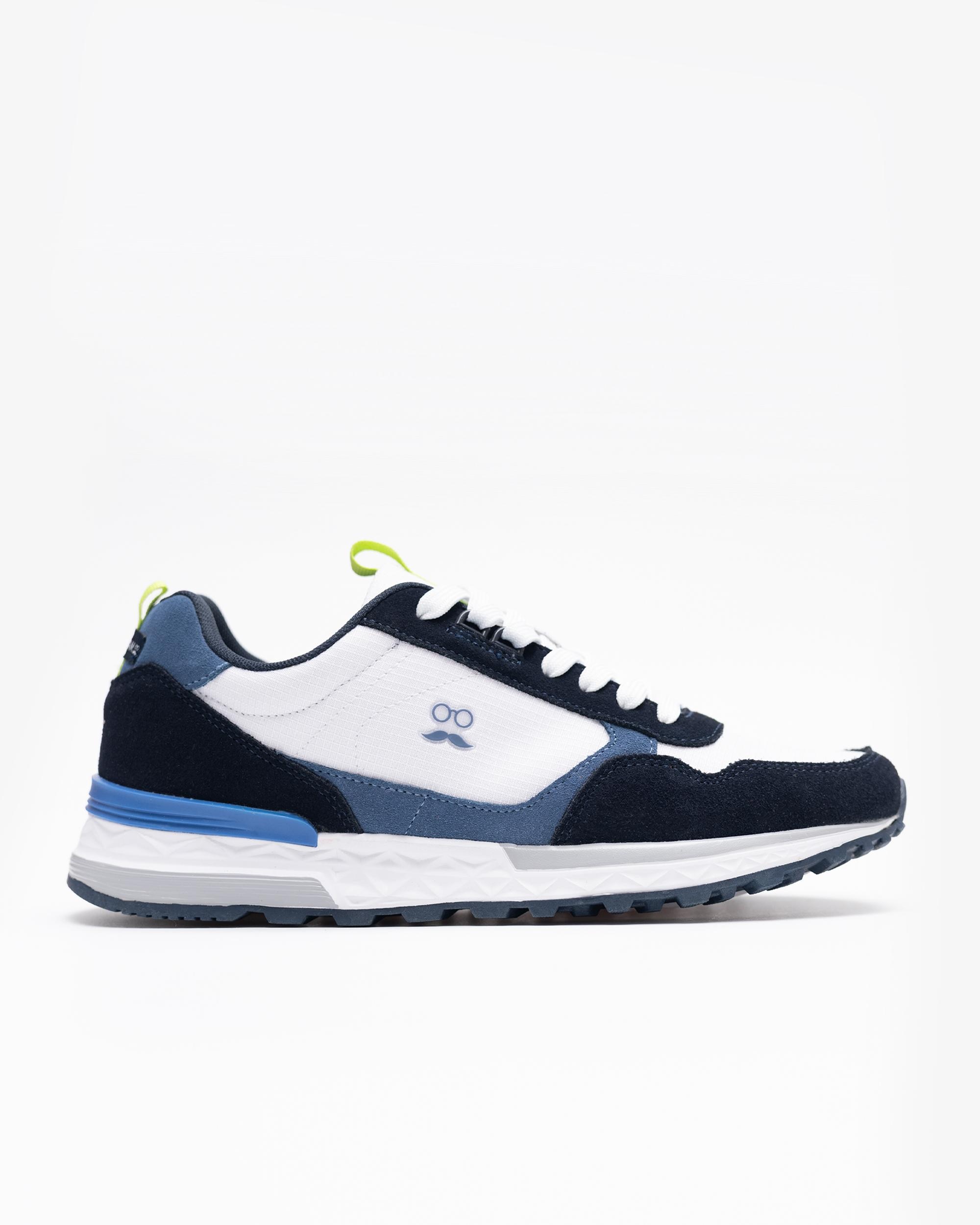 Imagen 1 de Zapatillas deportivas de hombre con cordones - Makarthy - Blanco / Azul Blanco / Azul