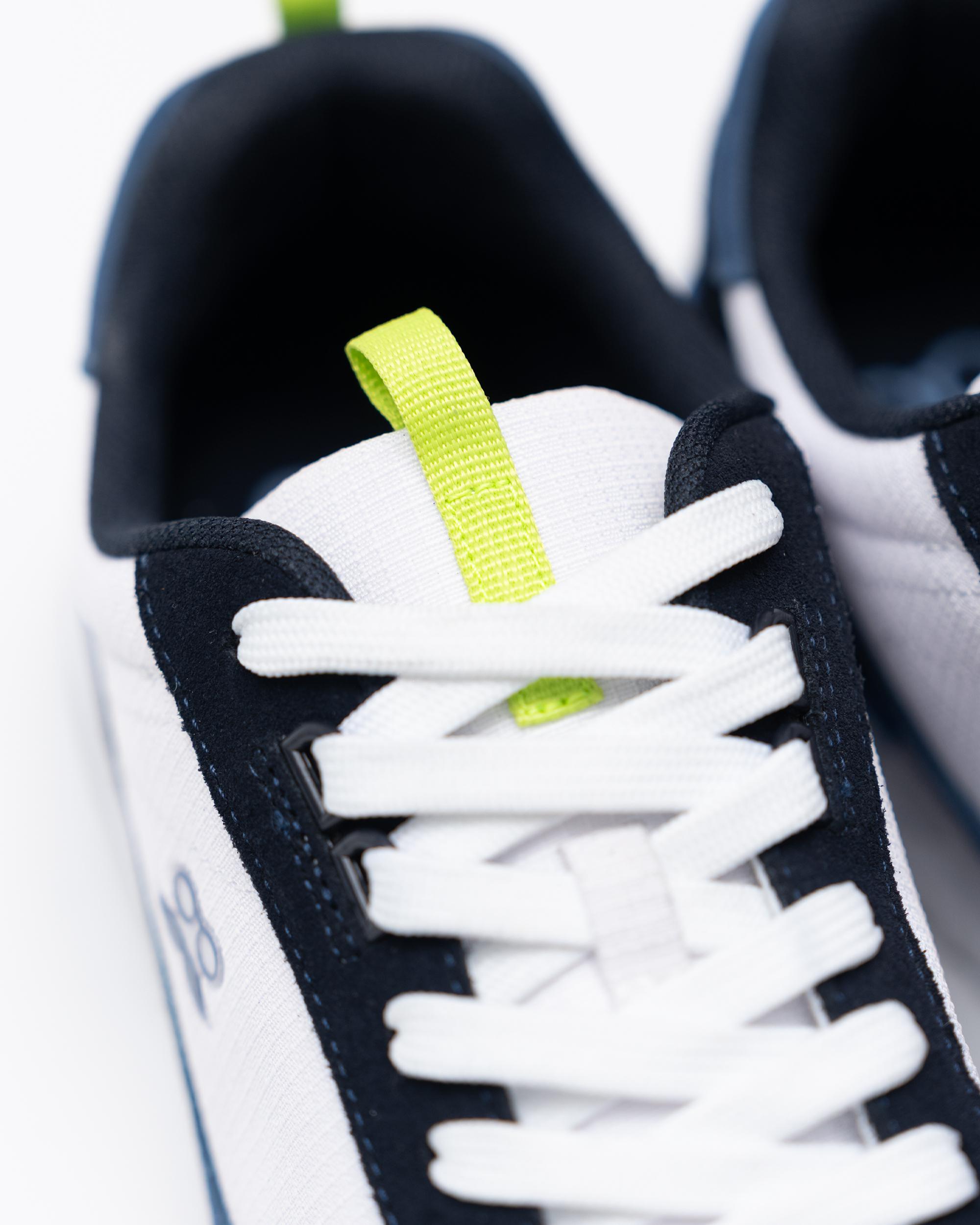 Imagen 5 de Zapatillas deportivas de hombre con cordones - Makarthy - Blanco / Azul Blanco / Azul