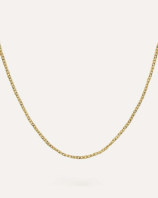 Imagen 0 de Cadena Grumeta de oro liso de 9k