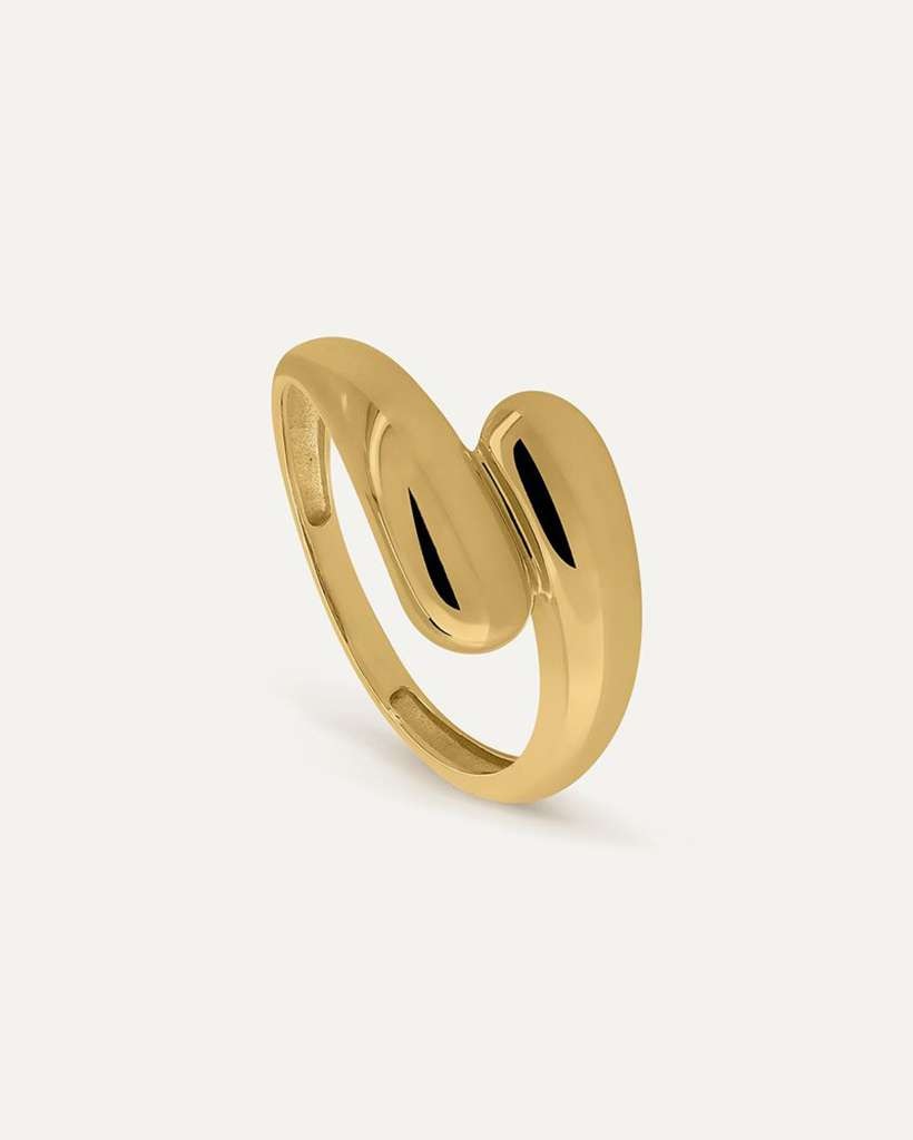 Anillo órbita de oro 9k liso - Bea Soldado - Oro Oro-1