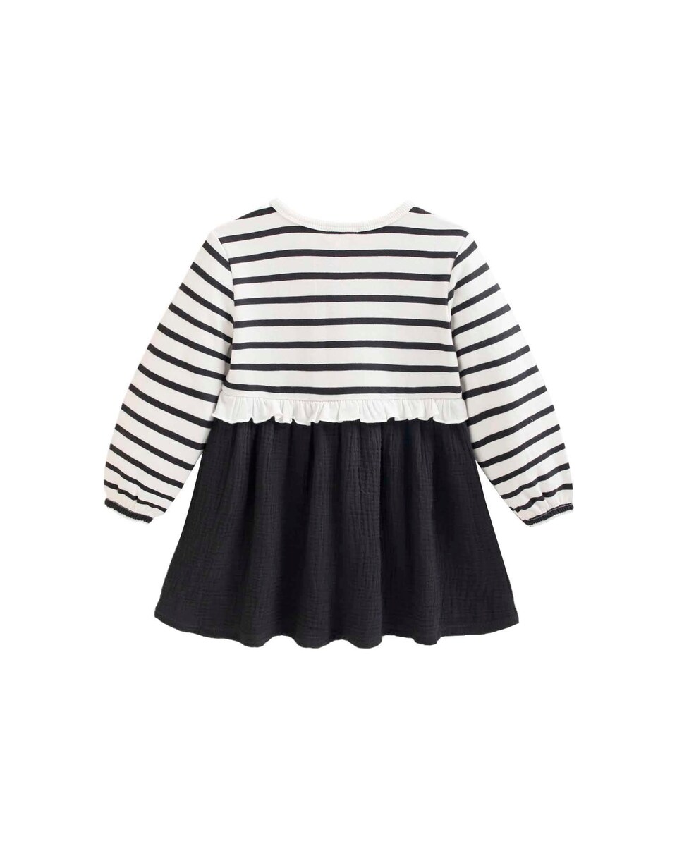 Vestido de niña a rayas con volante · Dadati · El Corte Inglés