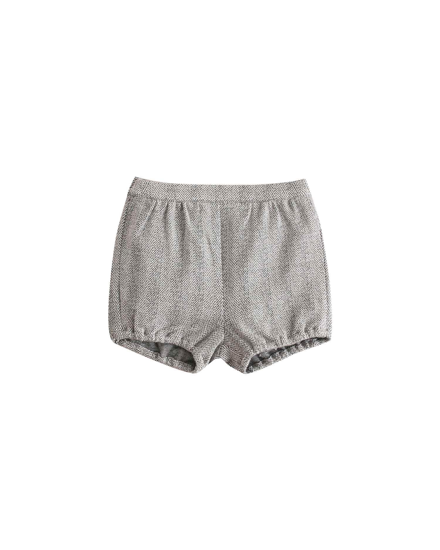 Short de bebé con estampado de espiga - Dadati - Gris Gris-1