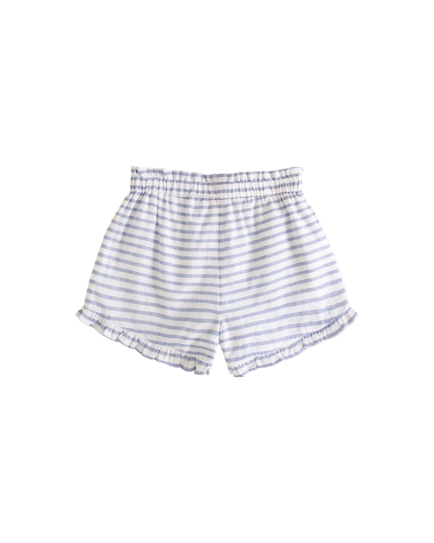 Short de niña de rayas con cintura elástica - Dadati - Blanco Blanco-2