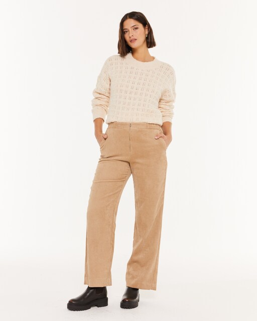 Imagen 0 de Pantalón de mujer de pana Prenda sostenible