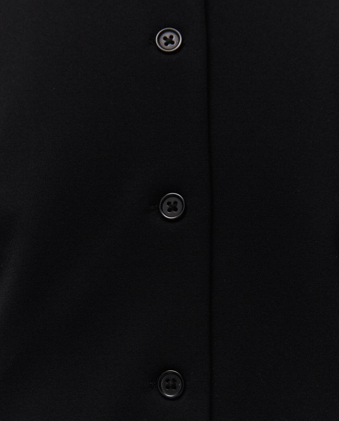 Chaleco largo de mujer con cuello caja y tejido confort - System Action - Negro Negro-5