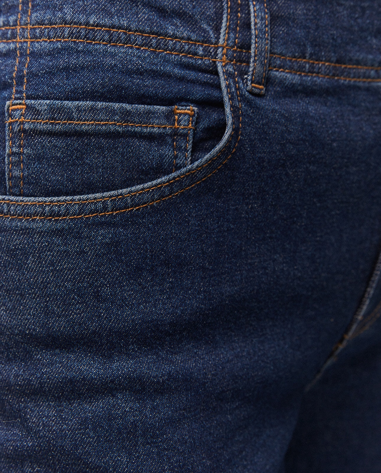 Pantalón vaquero ancho de mujer con cierre de cremallera y botón - System Action - Azul índigo Azul índigo-5