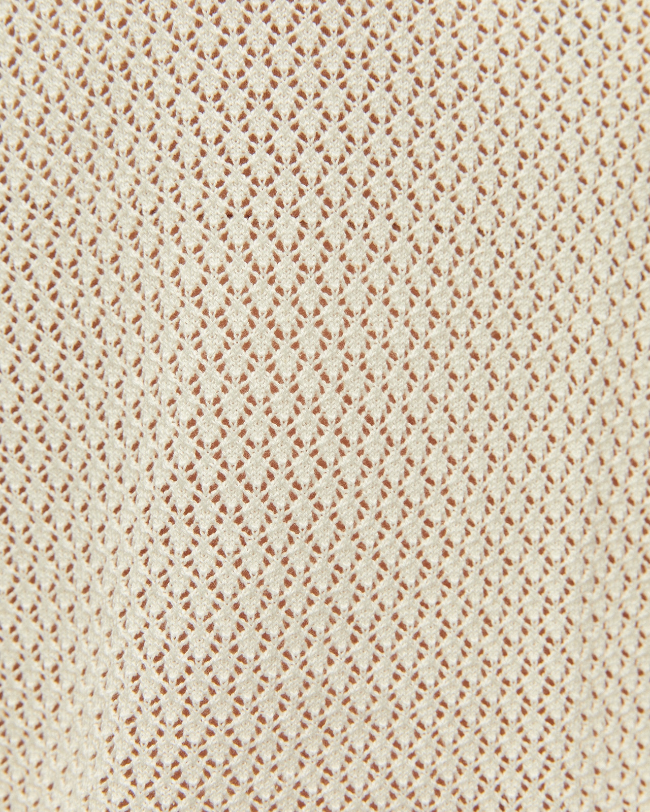 Jersey de mujer de punto calado y escote pico - System Action - Blanco Blanco-5