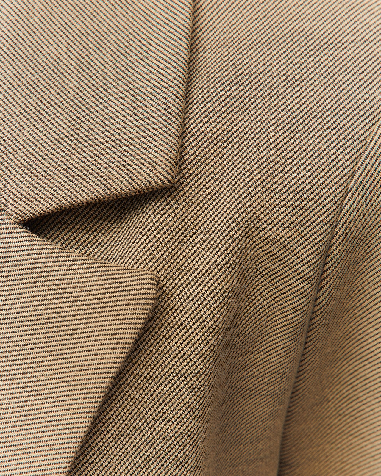 Americana confort de mujer con cuello solapa y bolsillos con tapeta - System Action - Beige Beige-5