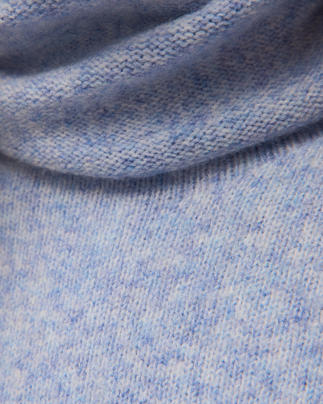 Jersey de mujer en cuello alto y manga larga - System Action - Azul Azul-5