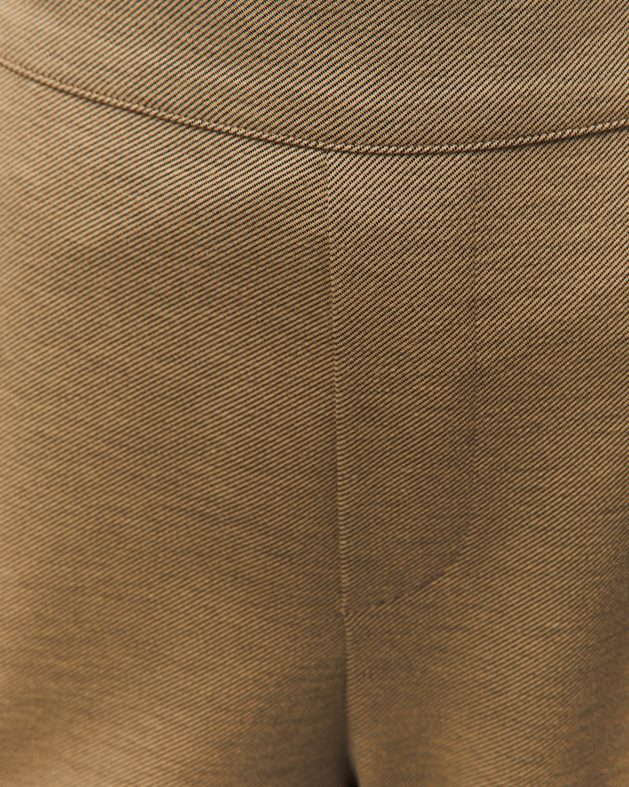 Pantalón de vestir de mujer wide leg con goma en la cintura - System Action - Beige Beige-5