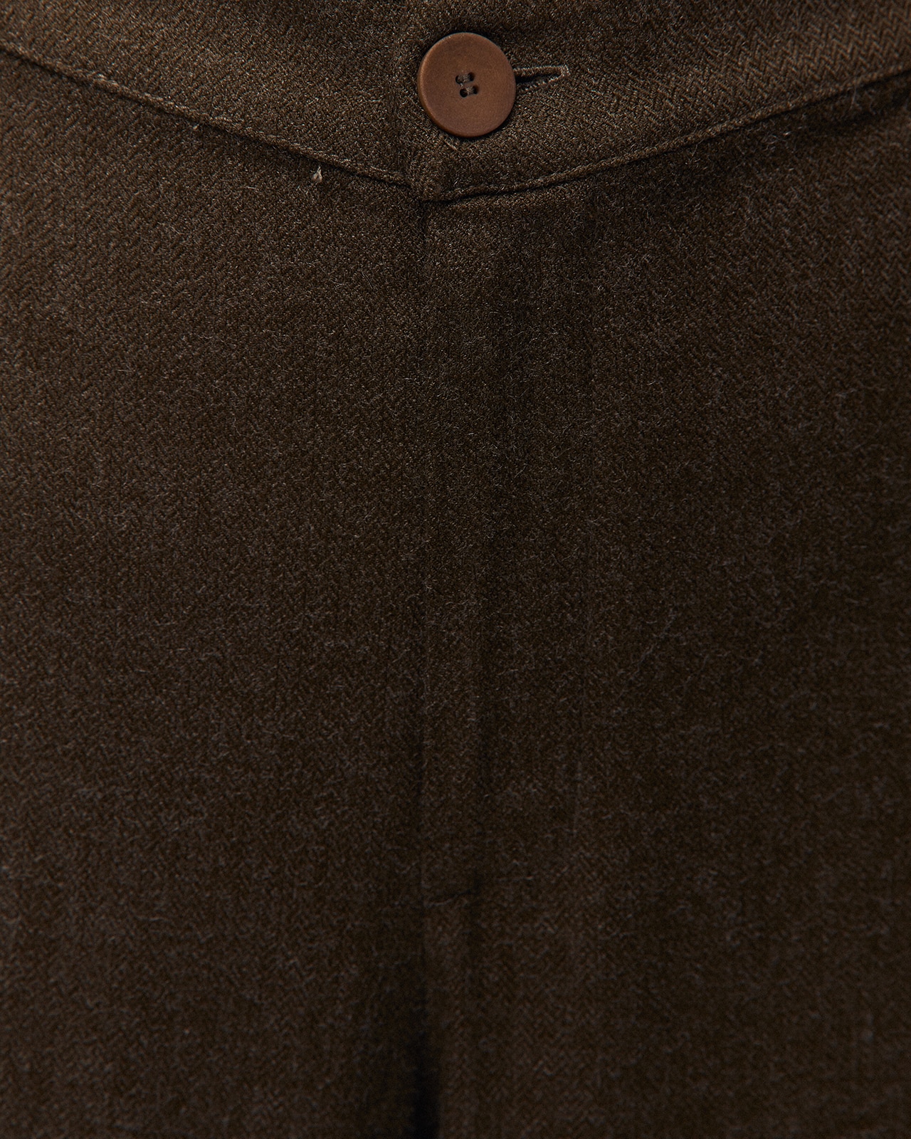 Pantalón ancho wide leg de mujer con tapeta en los bolsillos - System Action - Verde oscuro Verde oscuro-5