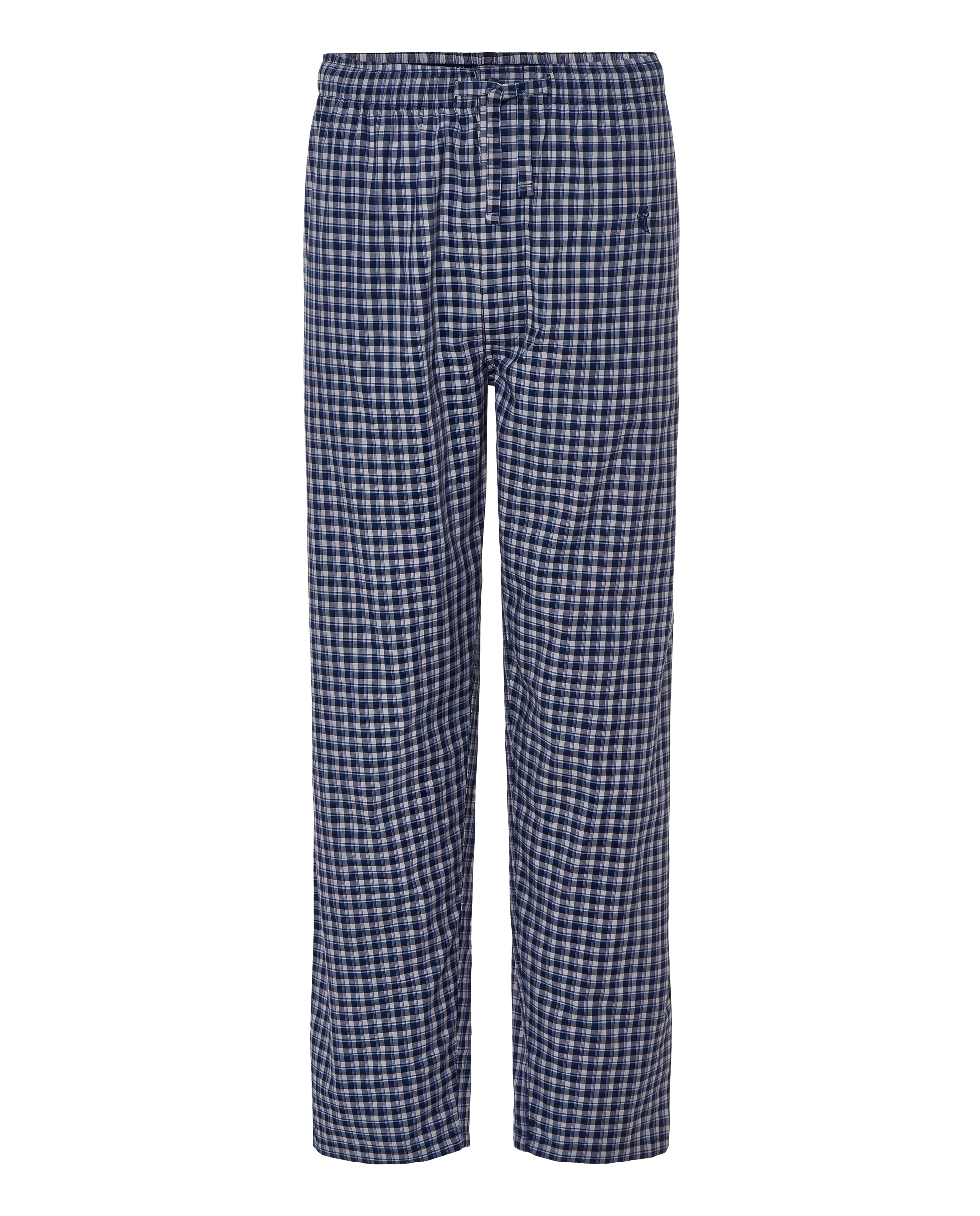 Imagen 4 de Pantalón de pijama largo de hombre de tela color - El Búho Nocturno - Azul Azul