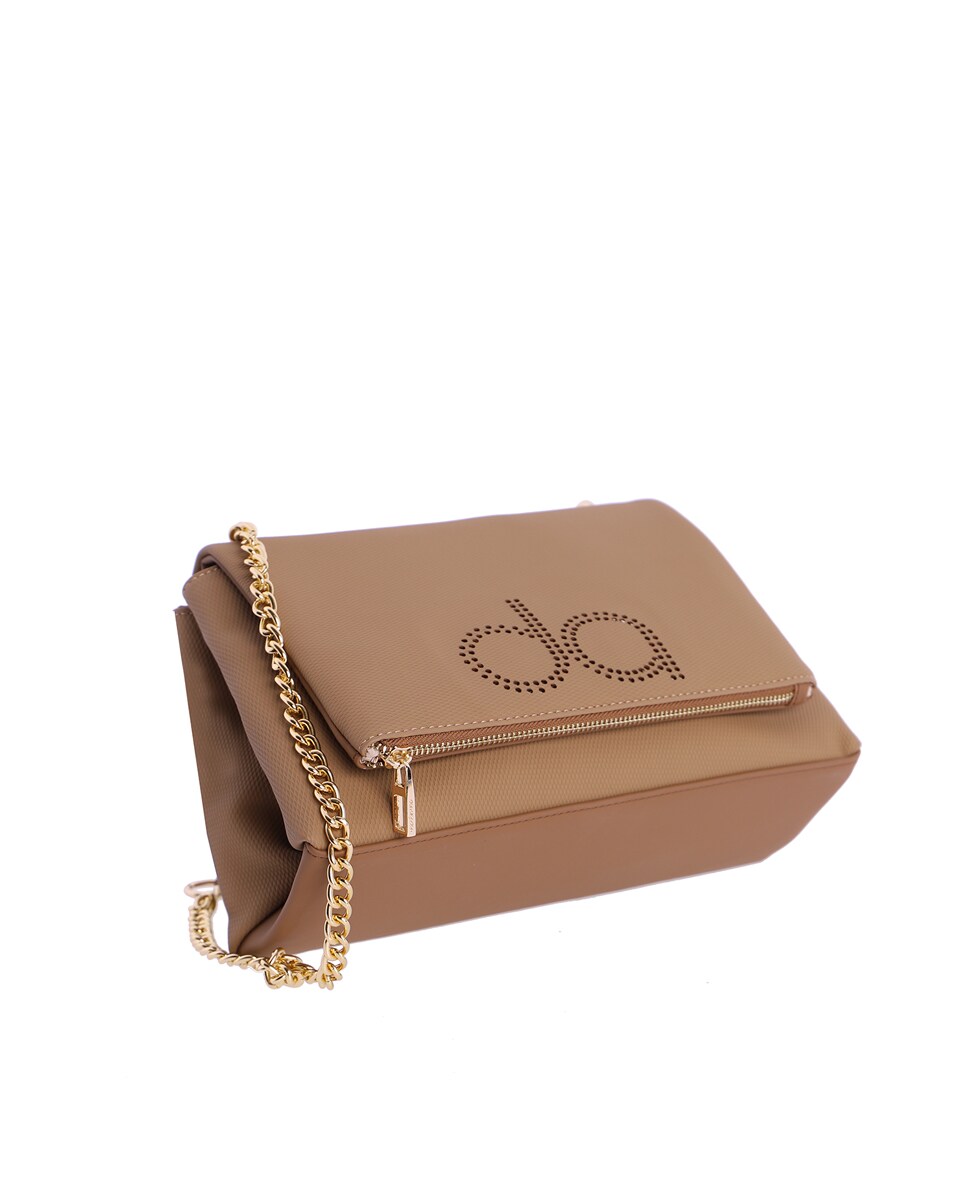 Mala de Mão Nápoles em Camel com Fecho Zip Camel-4