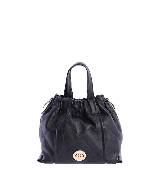 Imagen 0 de Bolso de mano Catanzaro de color negro con Botón imantado